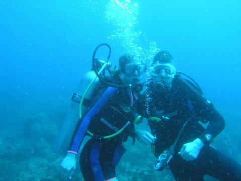 diving